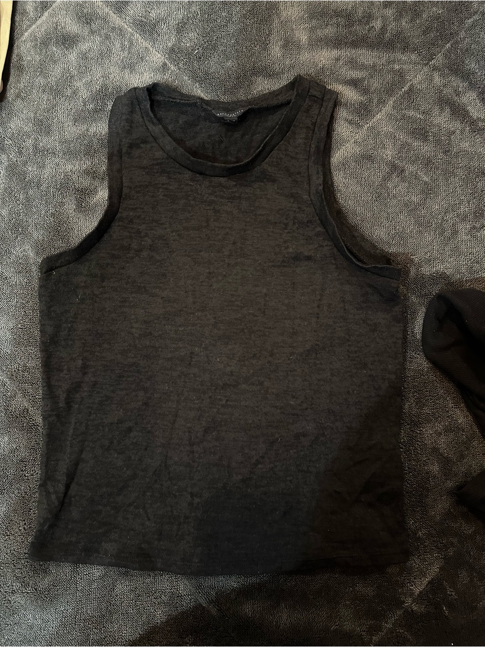 Aeropostale Black Tank Top Sleeveless Tee